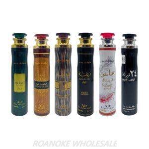 LATTAFA AIR FRESHENER MIXED FLAVORS 300ML 12PCS
