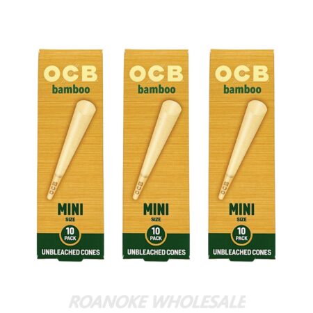 OCB BAMBOO UNBLEACHED CONES MINI SIZE 24/10 PACKS - Image 3