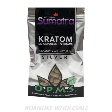 OPMS SILVER KRATOM 120 COUNT CAPSULES