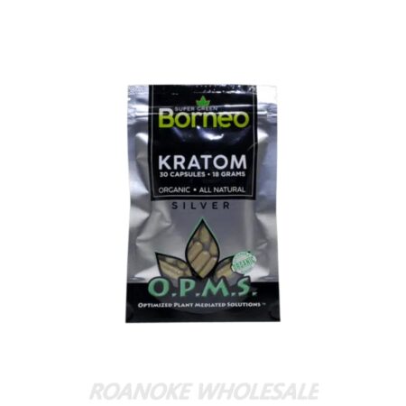 OPMS SILVER KRATOM 30 COUNT CAPSULES