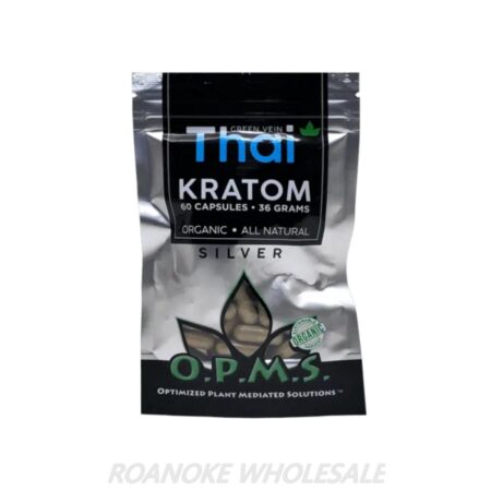OPMS SILVER KRATOM 60 COUNT CAPSULES