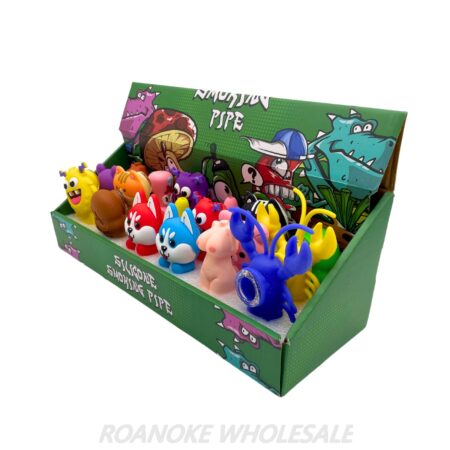 SILICONE SMOKING PIPE 18PCS - Image 2