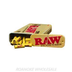 RAW PRE-ROLLED TIPS 100/TIN 6PCS