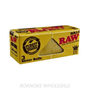RAW CLASSIC KING SIZE 3 METER ROLLS 12PCS