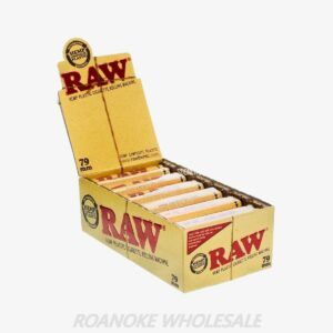 RAW HEMP PLASTIC CIGARETTE ROLLING MACHINE 79MM 12PCS