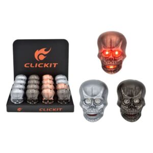 CLICKIT GRENADE TORCH LIGHTER W/ SOUND 12PCS [NO SHIPPING]