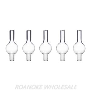 GLASS BUBBLE CARB CAP 10PCS