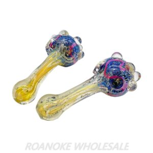 SPOON PIPE 5" DOUBLE CHAMBER 2PCS