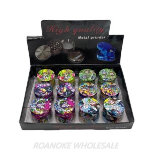 HIGH QUALITY 40MM METAL GRINDER RICK & MORTY 12PCS