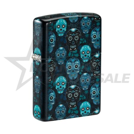 ZIPPO LIGHTER - SUGAR SKULLS DESIGN ($48.95)
