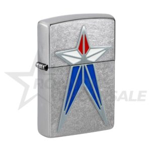 ZIPPO LIGHTER - PATRIOTIC STAR EMBLEM ($50.95)