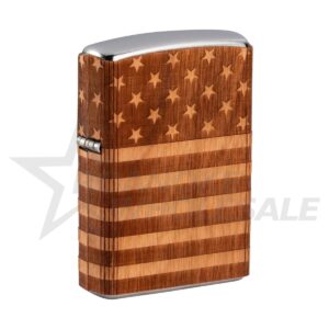ZIPPO LIGHTER - WOODCHUCK WRAP AMERICAN ($43.95)
