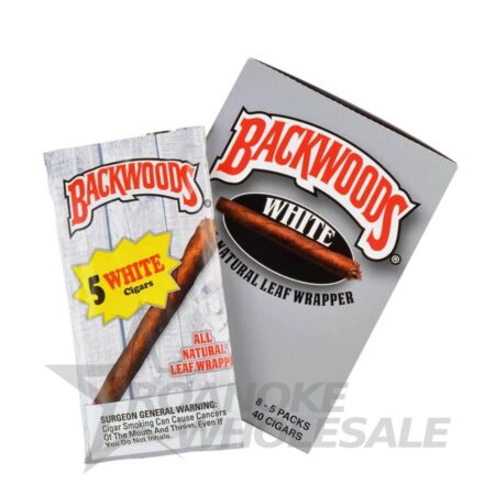 BACKWOODS CIGARS WHITE 8/5 PACKS