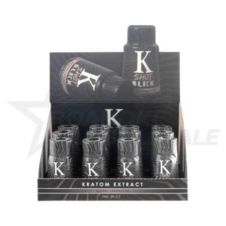 K SHOT BLACK KRATOM EXTRACT 10ML 12PCS