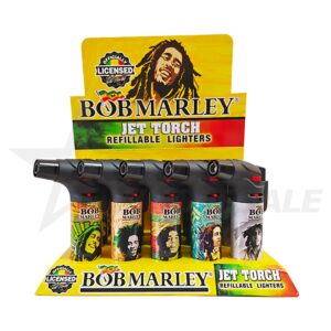 BOB MARLEY JET TORCH REFILLABLE LIGHTERS 15PCS [NO SHIPPING]