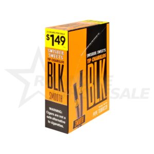 SWISHER SWEETS BLK TIP CIGARILLOS (2 FOR $1.49) 15/2 PACKS