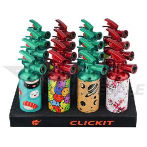 CLICKIT EXTINGUISHER TORCH LIGHTER 16PCS [NO SHIPPING]