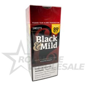 BLACK & MILD CIGARILLOS ($0.89) 25/1 PACKS