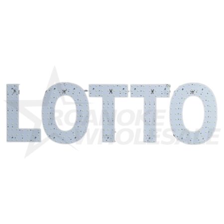 LOTTO LED SIGN 80X25.5 CM WHITE/GREEN