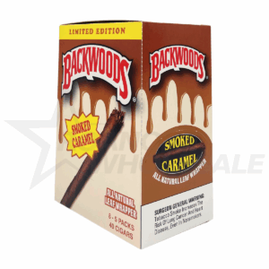 BACKWOODS CIGARS SMOKED CARAMEL 8/5 PACKS