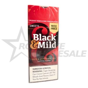 BLACK & MILD NICE PRICE [PLASTIC TIP] CIGARILLOS 25/1 PACKS