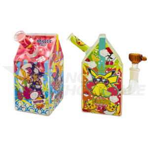 DABTIZED JUICE CARTON 7" GLASS WATER PIPE