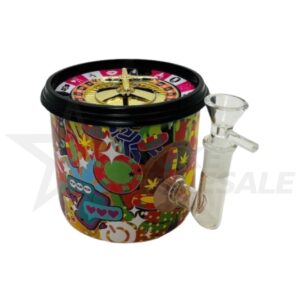 DABTIZED PUFF N PLAY ROULETTE 4.5" WATER PIPE
