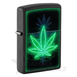ZIPPO LIGHTER - GLOWING LEAF ($35.95)