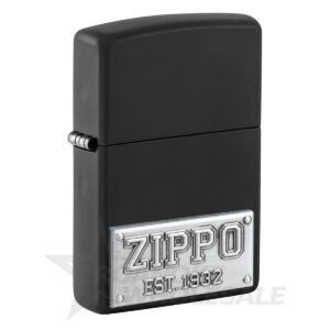 ZIPPO LIGHTER - ZIPPO LICENSE PLATE EMBLEM ($37.95)