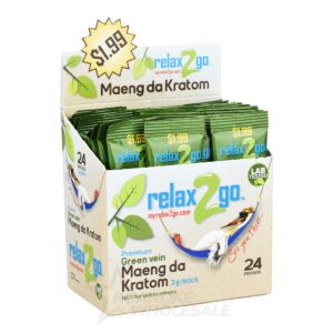 RELAX 2 GO PREMIUM KRATOM PACKETS 24PCS