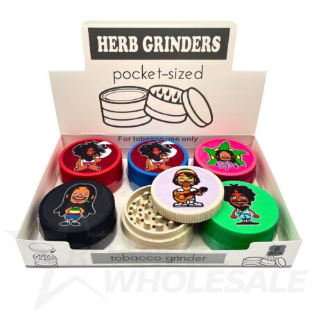 D&K DENGKE HERB GRINDERS POCKET-SIZED 6PCS