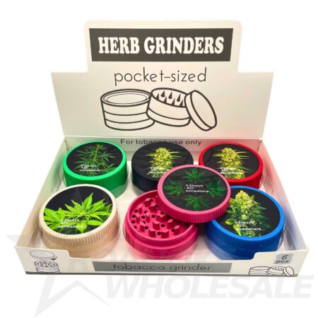 D&K DENGKE HERB GRINDERS POCKET-SIZED 6PCS - Image 3