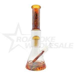 WATER PIPE 15" TRIPPY BEAKER PERCOLATOR [NO SHIPPING]