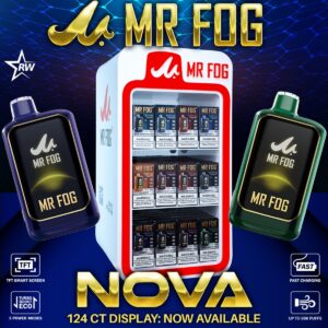 MR FOG NOVA 36000 DISPLAY 12 FLAVORS 124PCS