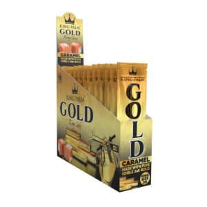 KING PALM WRAP CARAMEL GOLD KING SIZE 15/1 PACKS
