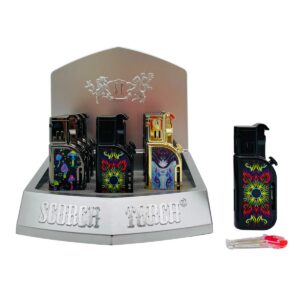 SCORCH TORCH - FLINT IGNITER FLIP TOP 9PCS (61805) [NO SHIPPING]