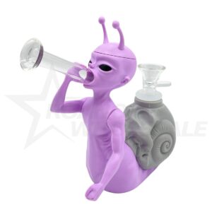 WATER PIPE 6" SKULL SHELL SNAIL ALIEN [NO SHIPPING]