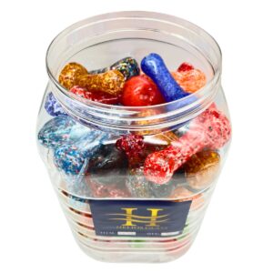 HELIOS GLASS SPOON PIPE JAR 2.5" 72PCS [NO SHIPPING]