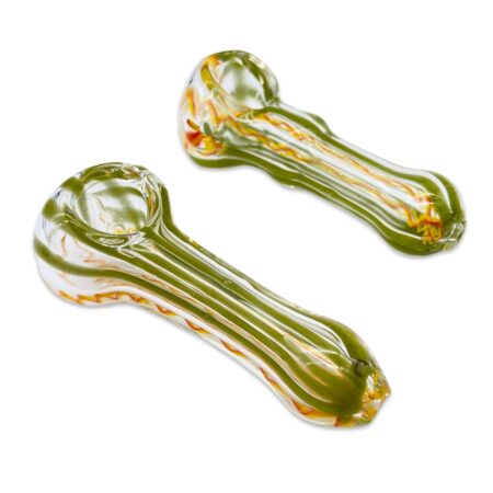 GLASS SPOON PIPE 4" 2PCS - Image 2