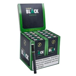 DJARUM FILTERED CIGARS 10/12 PACKS - BLACK ESMERALD