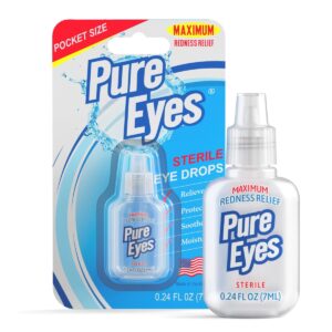PURE EYES STERILE EYE DROPS 7ML 12PCS