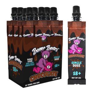 BONER BEARS CHOCOLATE (15G) POUCHES 15PCS [MSRP: $12.99 EA]