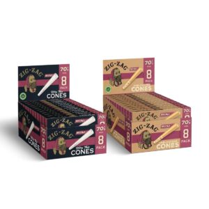 ZIG ZAG MINI CONE 70'S SIZE 18/8 PACKS