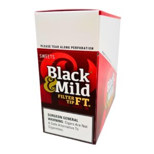 BLACK & MILD FILTER TIP 110MM CIGARILLOS 10/5 PACKS (SWEETS)
