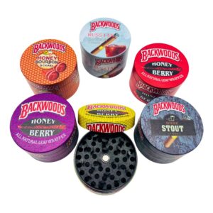 BACKWOODS CIGAR 55MM METAL GRINDERS 12PCS