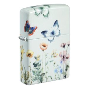 ZIPPO LIGHTER - BUTTERFLIES AND FLOWERS ($48.95)