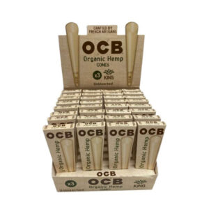 OCB ORGANIC HEMP CONES KING SIZE 32/3 PACKS