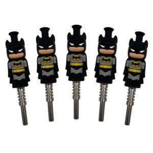 BATMAN SILICONE NECTAR COLLECTOR 5PCS