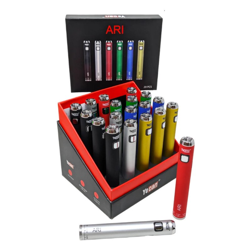 YOCAN ARI DAB PEN 510 BATTERY 20PCS