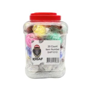 IDGAF ICE CREAM SILICONE PIPE JAR MIXED DESIGNS 20PCS